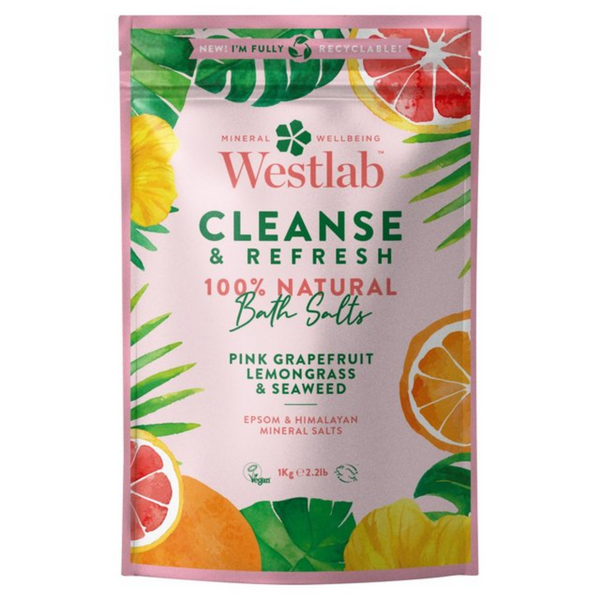 Westlab Cleanse Bathing Salts 1kg - Gymsupplements.co.uk