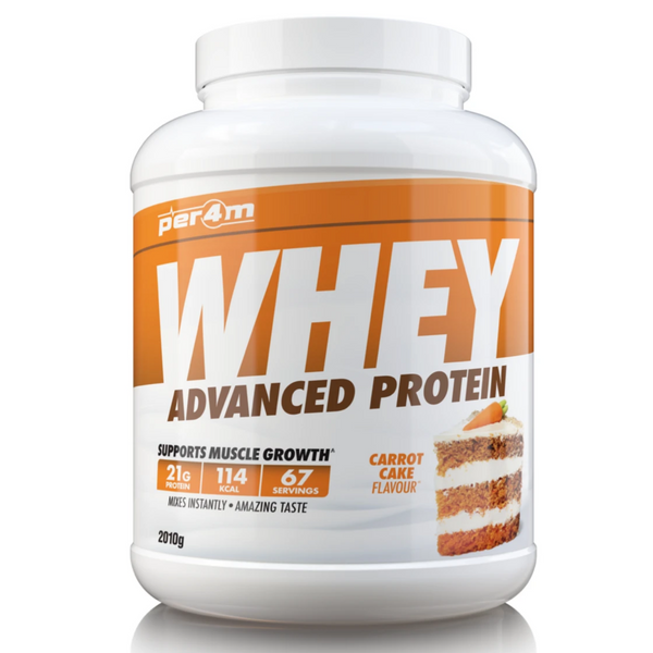 Per4m Nutrition Whey Protein 2kg - Carrot Cake - Gymsupplements.co.uk