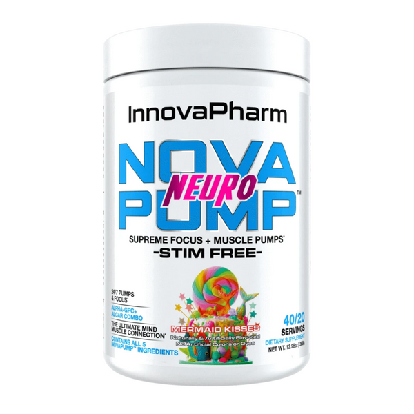 InnovaPharm NovaPump Neuro Mermaid Kiss Flavour 368g - Gymsupplements.co.uk