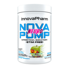 InnovaPharm NovaPump Neuro Sour Apple Punch Flavour 368g - Gymsupplements.co.uk