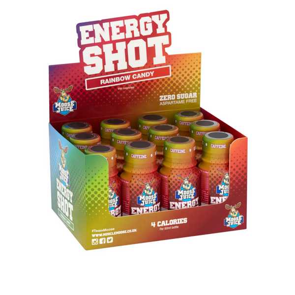 Muscle Moose Energy Shots 12 x 60ml - Gymsupplements.co.uk