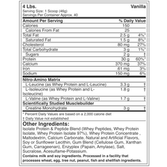 MuscleTech Nitro-Tech Protein 1.8kg Vanilla - Gymsupplements.co.uk