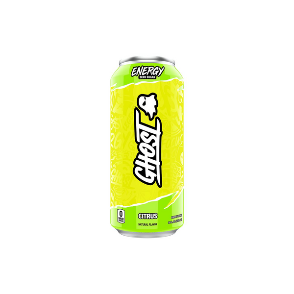 GHOST Energy Drink - Zero Sugar - Citrus 1 x 500ml - Gymsupplements.co.uk