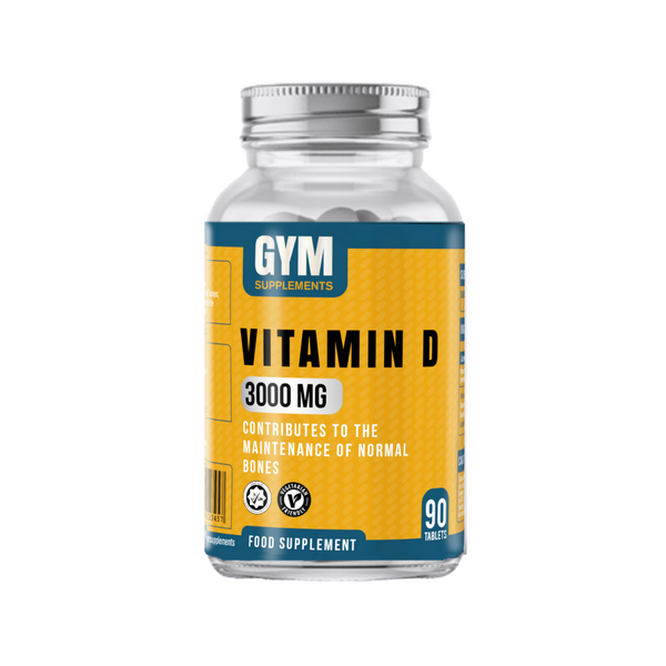 Vitamin D 3000mg - 90 Tablets (3 months supply) - Gymsupplements.co.uk