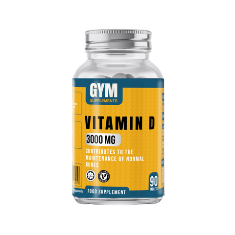 Vitamin D 3000mg - 90 Tablets (3 months supply) - Gymsupplements.co.uk