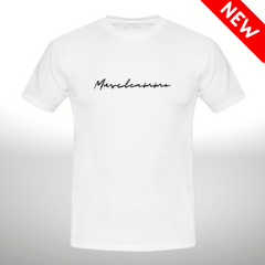 MuscleAmmo Print Muscle Fit T-Shirt - White - GymSupplements.co.uk