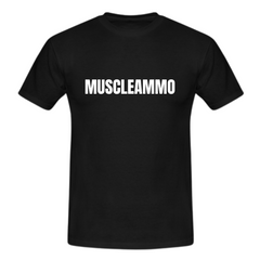 MuscleAmmo Muscle Fit T-Shirt v2 - Black - GymSupplements.co.uk