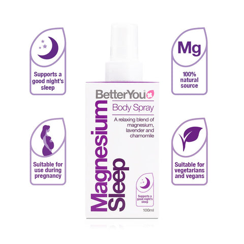 BetterYou Magnesium Oil Goodnight Spray - 100 ml - Gymsupplements.co.uk