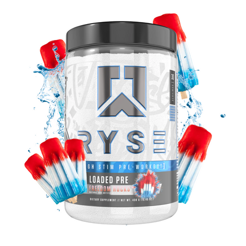 RYSE Supplements Loaded Pre 30 Servings Freedom Rocks