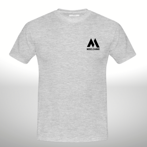 MuscleAmmo Classic 'MN' Muscle Fit T-Shirt - GREY