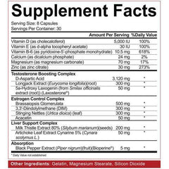5% Nutrition Post Gear PCT Support 240 Caps - GymSupplements.co.uk