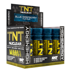 TNT Nuclear Shots 12 pack - Pre Workout Blue Raspberry