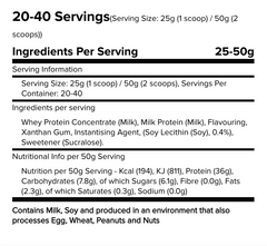 Warrior Whey Protein 1kg