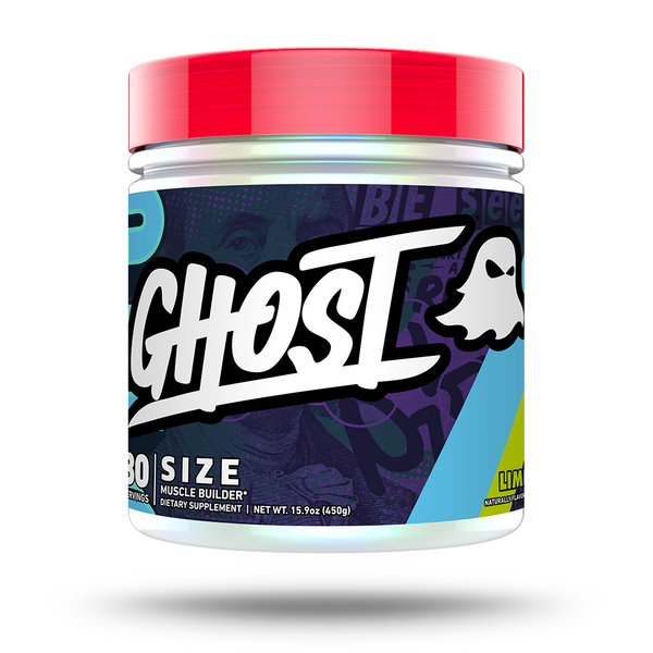 GHOST Lifestyle Size Muscle Builder (V2) - Lime Flavour - Gymsupplements.co.uk