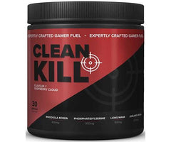 Strom Sports Nutrition Gaming Clean Kill 300g - Raspberry Cloud - Gymsupplements.co.uk