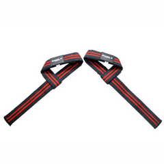 Swole-Lifestyle-Premium-Padded-Lifting-Straps-Black/Red