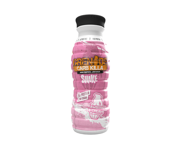 CARB KILLA® PROTEIN SHAKE - STRAWBERRIES AND CREAM - 330ml - Gymsupplements.co.uk