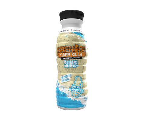 CARB KILLA® PROTEIN SHAKE - WHITE CHOCOLATE - 330ml - Gymsupplements.co.uk