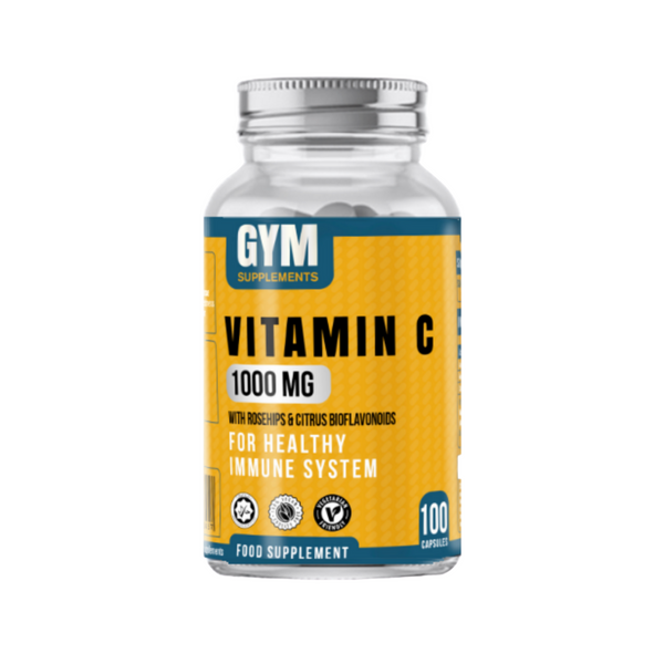 Vitamin C 1000mg with Rose Hips & Citrus Bioflavonoids - 100 Tablets (3 months+ supply) - Gymsupplements.co.uk