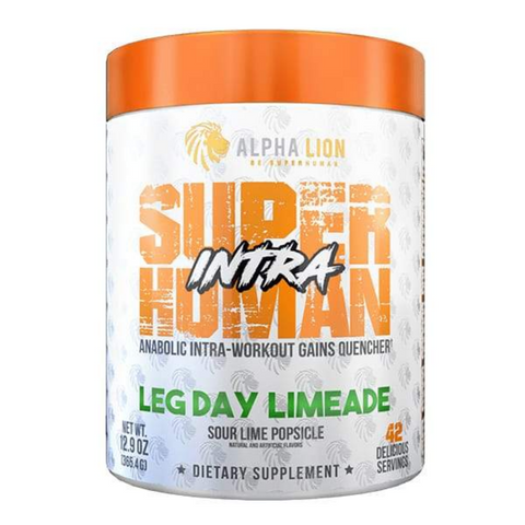 Alpha Lion Superhuman Intra Leg Day Limeade - Gymsupplements.co.uk