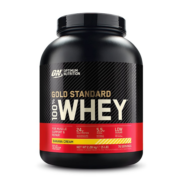 Optimum Nutrition Gold Standard Whey Protein 2.27KG - GymSupplements.co.uk