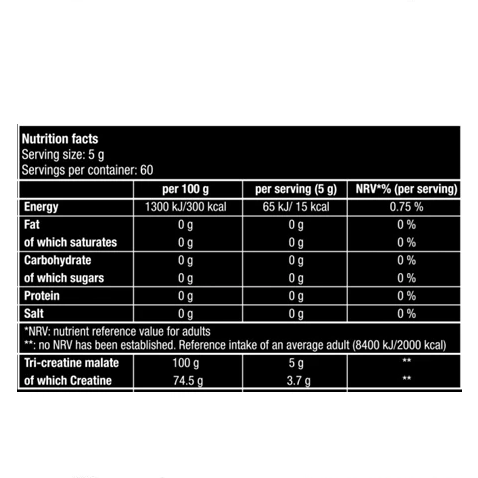 BIOTECH Tri Creatine Malate - Unflavoured - 300g - GymSupplements.co.uk