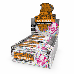 Grenade Carb Killa Low Sugar Protein Bar (12 x 60g Bars) 13 Flavours - GymSupplements.co.uk