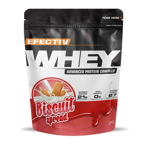 Efectiv Nutrition Whey Protein 2kg Biscuit Spread