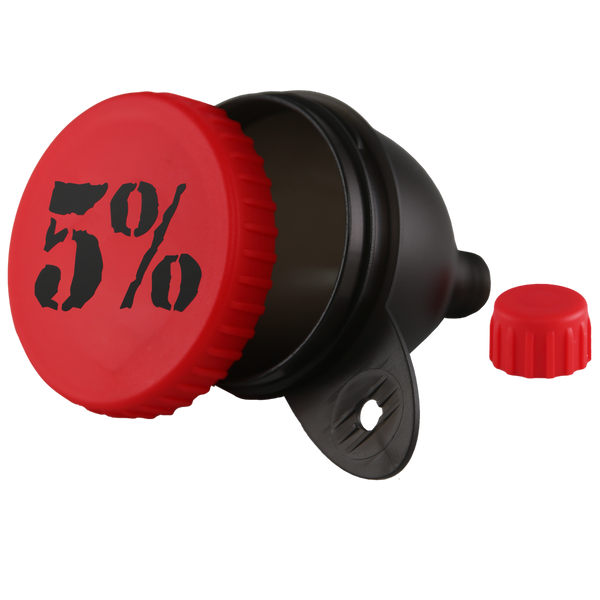 5% Nutrition Rich Piana Protein Funnel - Black - GymSupplements.co.uk