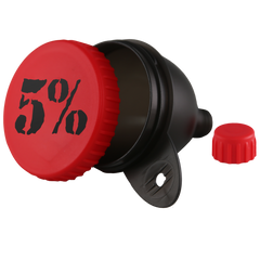 5% Nutrition Rich Piana Protein Funnel - Black - GymSupplements.co.uk