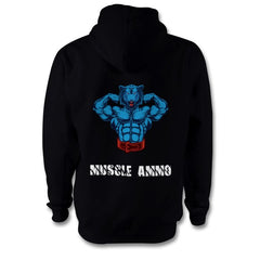 Muscle Ammo Classic Hoody - Black - GymSupplements.co.uk