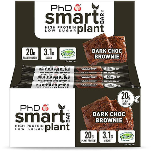PhD Nutrition Smart Plant Bar 12 x 64g - Supplements-Direct.co.uk