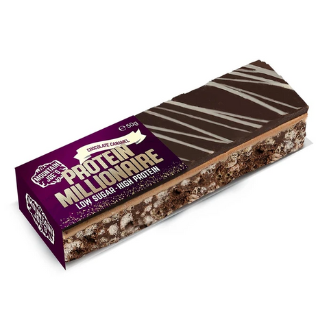Mountain Joes Chocolate Caramel Protein Millionaire (10X60g) - GymSupplements.co.uk