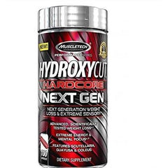 Muscletech - Hydroxycut Hardcore Next Gen - Fat Burner - 100 Caps - GymSupplements.co.uk
