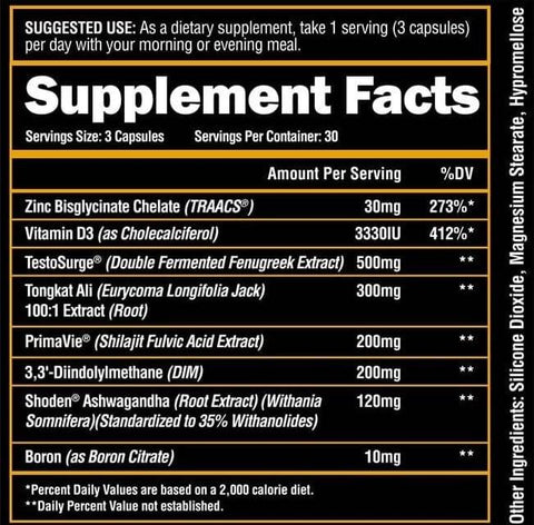 Alpha Lion SUPERHUMAN® TEST - Natural Male Hormone Optimization - Gymsupplements.co.uk