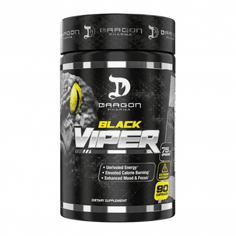 DRAGON PHARMA Black Viper 90 Caps - Supplements-Direct.co.uk