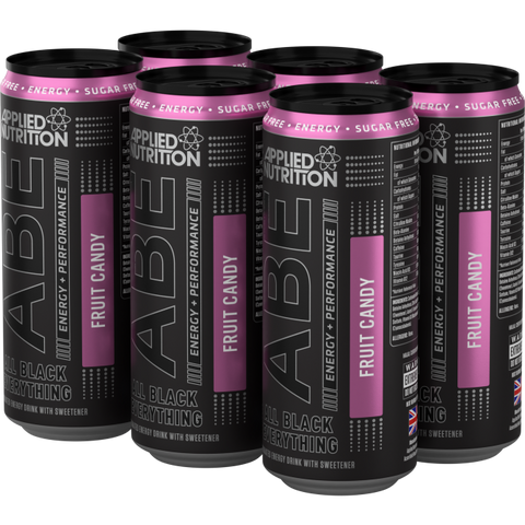 ABE - Energy + Performance 6x330ml Cans - Fruit Candy - GymSupplements.co.uk