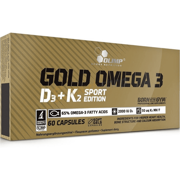 Olimp Gold Omega 3 D3 + K2 Sport Edition - Supplements-Direct.co.uk