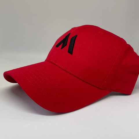 MA Embroidered Hat Red/ Black