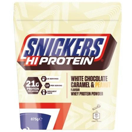 *NEW* Snickers White Chocolate Caramel & Peanut Protein 875G - GymSupplements.co.uk