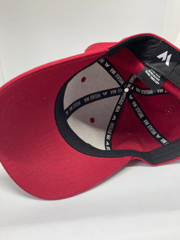 MA Embroidered Hat Red/ Black