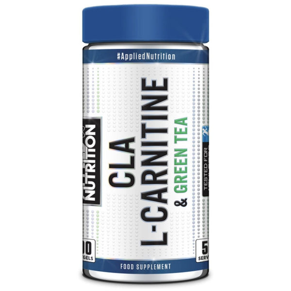 Applied Nutrition CLA, L-Carnitine and Green Tea x 100 Softgels - Supplements-Direct.co.uk