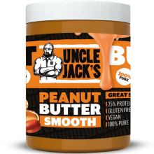 Uncle Jack's Peanut Butter 1kg Smooth - Gymsupplements.co.uk