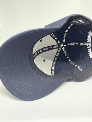 MA Embroidered Hat Navy/ White