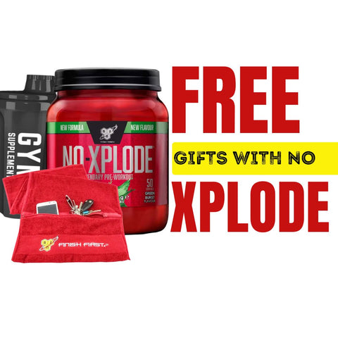 BSN NO-Xplode (50 Servings) + FREE GIFTS