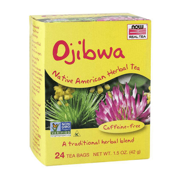 NOW Foods Ojibwa Native American Herbal Tea - Caffeine Free - GymSupplements.co.uk