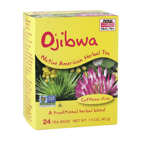 NOW Foods Ojibwa Native American Herbal Tea - Caffeine Free - GymSupplements.co.uk