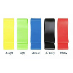 Set of 5 Resistance Loop Bands - Supplements-Direct.co.uk