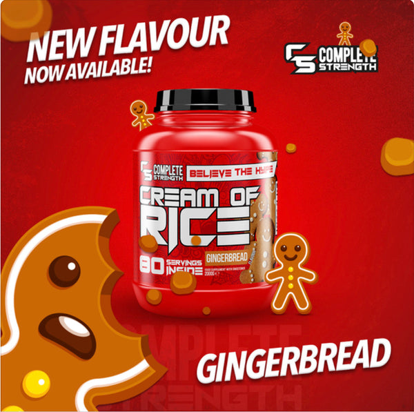 Complete Strength Cream Of Rice 80 Servings 2kg - Gingerbread *NEW* - Gymsupplements.co.uk