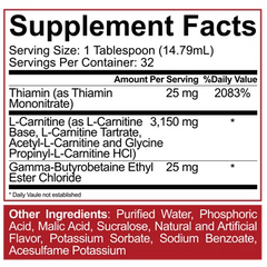 Rich Piana 5% Nutrition Liquid L-Carnitine 3150 473ml - GymSupplements.co.uk